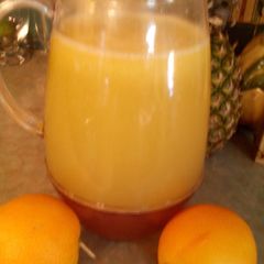 A picture of Sunshine's freshly squeezed orange juice.
