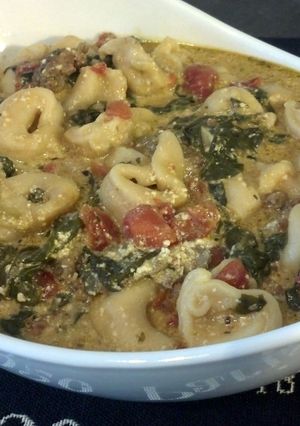 A picture of Crockpot Tortellini.