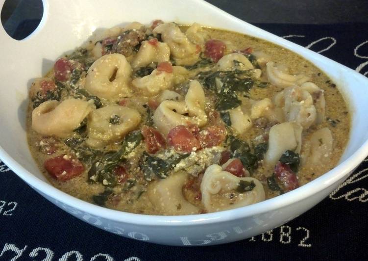 Recipe of Super Quick Homemade Crockpot Tortellini