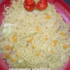 A picture of My simplest indomie.