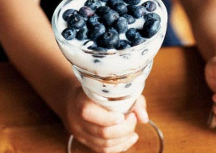 Blueberry and Maple-Pecan Granola Parfaits