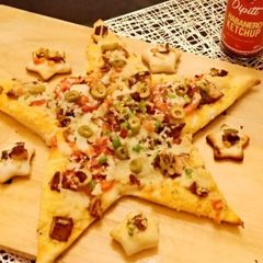 A picture of Habanero steak pizza.