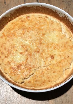 A picture of Ham and Cheese Soufflé.