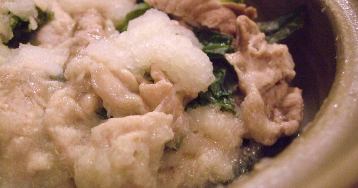 Spinach and Grated Daikon Radish Hot Pot Recipe by cookpad.japan Cookpad