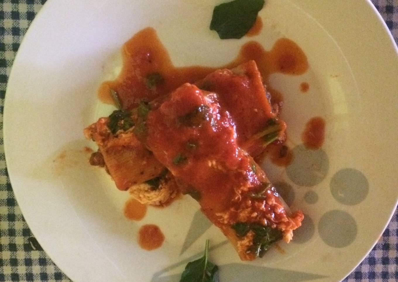 Canelones vegetarianos