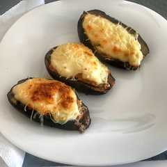 Una foto de Berenjenas rellenas