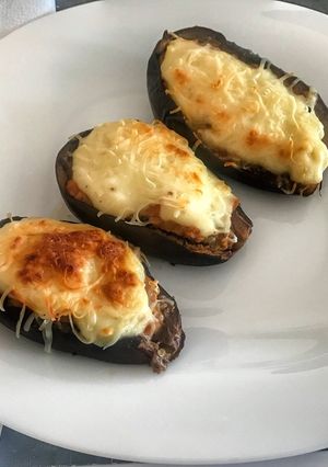 Una foto de Berenjenas rellenas