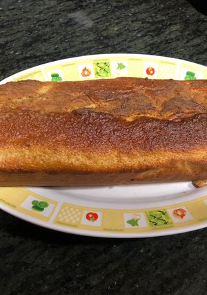 Una foto de Bizcocho de manzana y canela