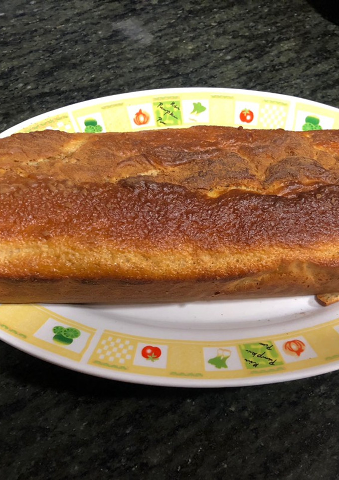 Una foto de Bizcocho de manzana y canela