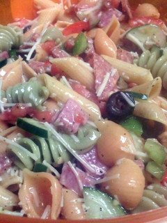 A picture of ITALLIAN PASTA SALAD.