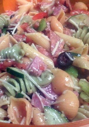 A picture of ITALLIAN PASTA SALAD.