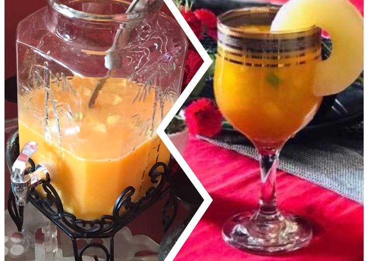 Simple Way to Make Any-night-of-the-week Mangoo fruit punch
