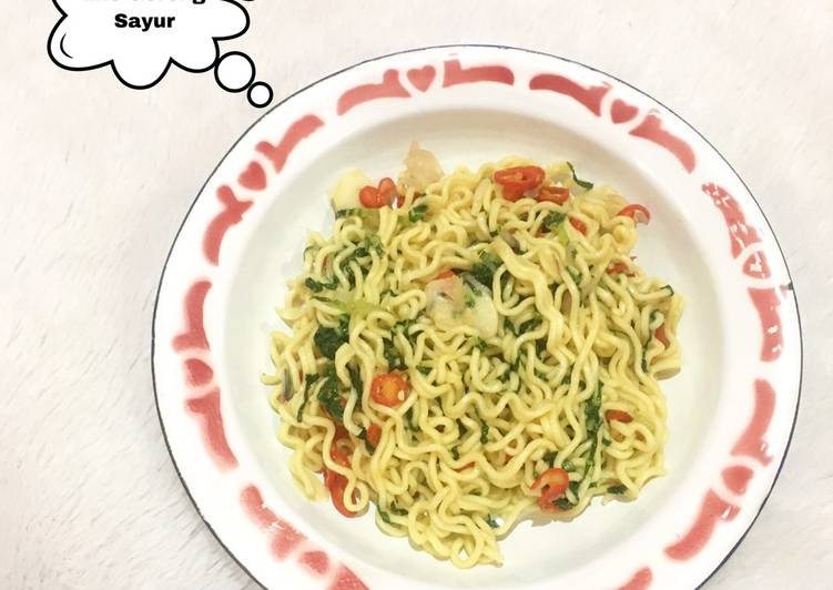 Mie Goreng Sayur sederhana