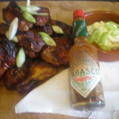 A picture of Real Simple BBQ Hot Wings.