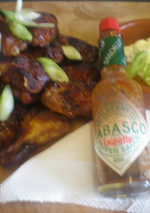 A picture of Real Simple BBQ Hot Wings.