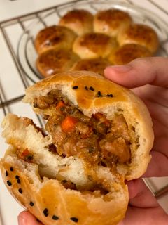 Foto resep Roti Turki is Ayam/Poğaça (Tavuklu)/Turkish Bun(Chicken Filled)