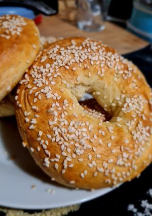 Extra gyors puha es finom bagel recept fotója