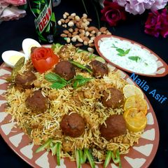 A picture of Kofta Biryani 😋.