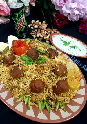 A picture of Kofta Biryani 😋.
