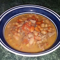 "Hot" Ham and Pinto Beans A picture of "Hot" Ham and Pinto Beans.