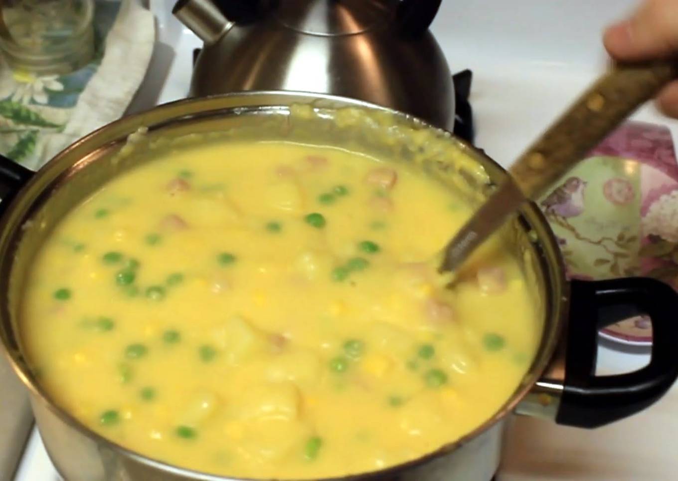 Ham & Cheddar Soup