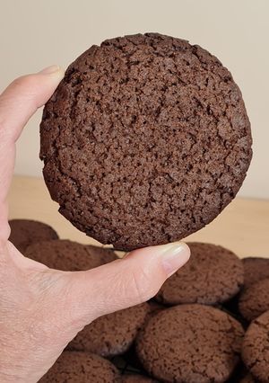 Una foto de Polvorones de chocolate