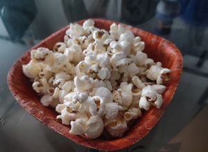 Una foto de Crispetas o maíz pira en olla