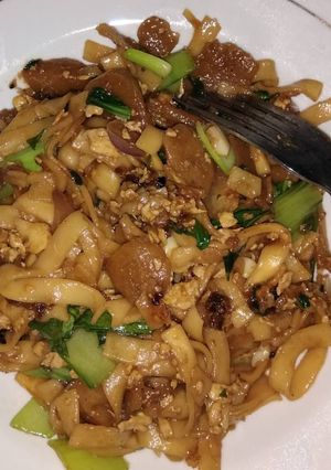 Foto resep Kwetiau baso ayam lada hitam (praktis)