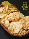 Sun dried Potato Chips