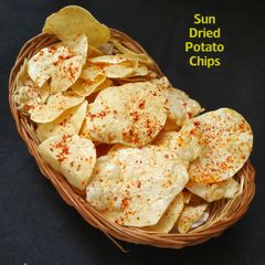 A picture of Sun dried Potato Chips.