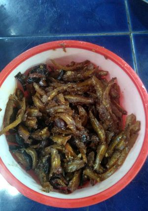 Foto resep Teri sambel goreng kering+jengkol