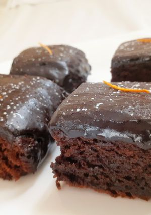 A picture of Choco Orange Brownies.