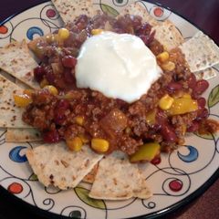 A picture of Healthy Nachoes.