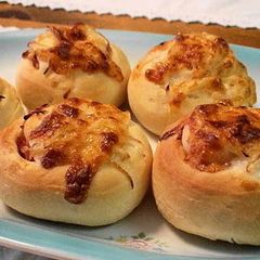 Soft and Chewy Cheese Rolls in a Bread Machine A picture of Soft and Chewy Cheese Rolls in a Bread Machine.