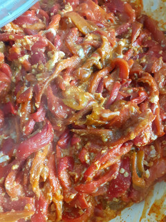 Una foto de Pimiento revuelto con huevo