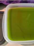 Non keto kaya using pandan paste (coconut pandan jam)