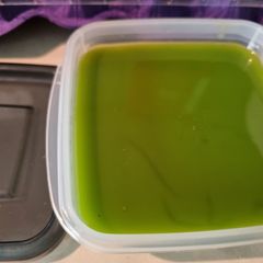 A picture of Non keto kaya using pandan paste (coconut pandan jam).