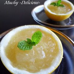 Easy Kanten Whole Grapefruit Jelly A picture of Easy Kanten Whole Grapefruit Jelly.