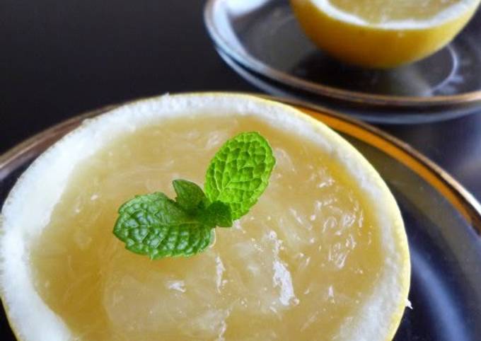 Recipe of Perfect Easy Kanten Whole Grapefruit Jelly