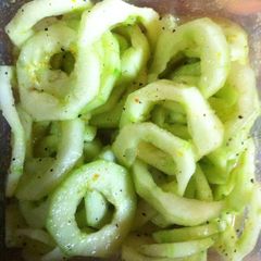 A picture of Simple Cucumber Salad.