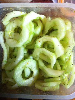 A picture of Simple Cucumber Salad.