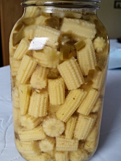 A picture of Pickled Baby Corn.