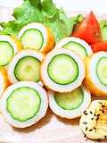Cucumber Stuffed Chikuwa