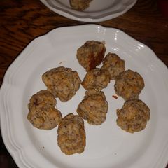 A picture of Sausage cheese balls.