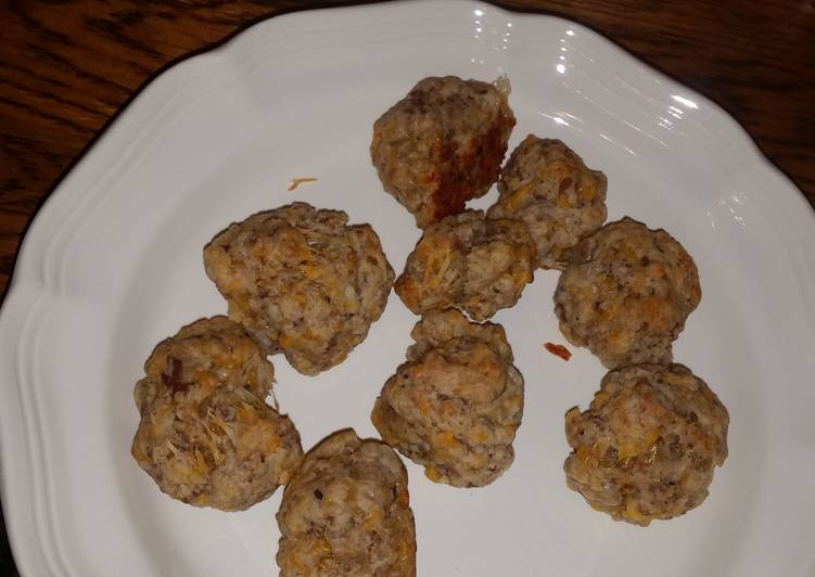 Recipe of Perfect Sausage cheese balls