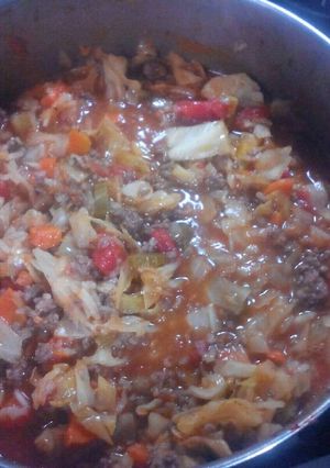A picture of Cabbage roll stew.