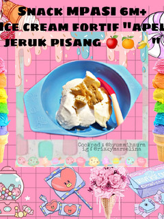 Foto resep Ice cream fortif AJP // snack MPASI high calorie bayi tumgi 6m+