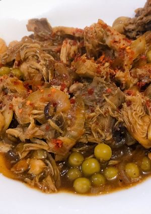 Foto resep Ayam Kacang Polong