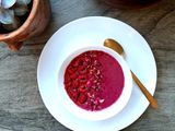 Raspberry beetroot smoothie