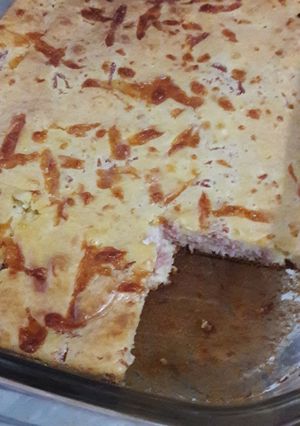 Una foto de Torta fiambre masa licuada